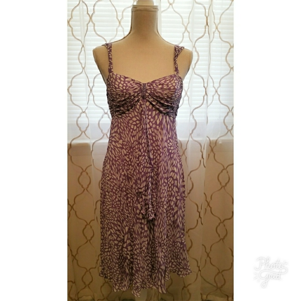 Purple & White dress